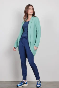DiDi Loose vest Glory in Granite Green- Truien & Vesten