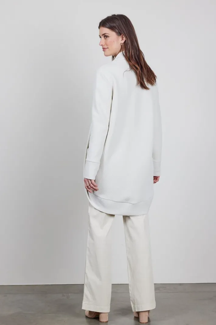 DiDi Loose vest Glory in light silver- Truien & Vesten