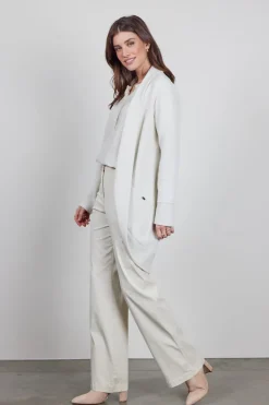DiDi Loose vest Glory in light silver- Truien & Vesten