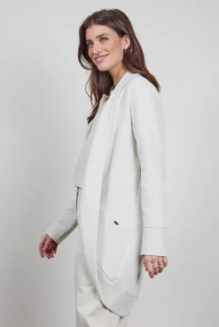 DiDi Loose vest Glory in light silver- Truien & Vesten
