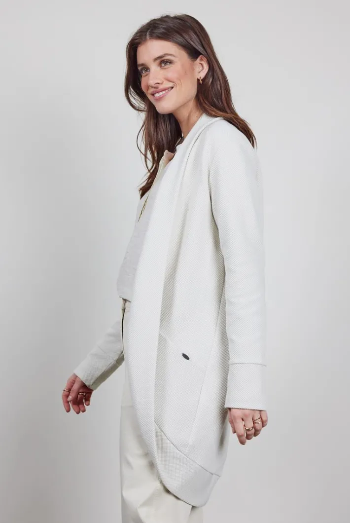 DiDi Loose vest Glory in light silver- Truien & Vesten