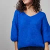 DiDi Mohair pullover Mira in kobalt blue- Truien & Vesten