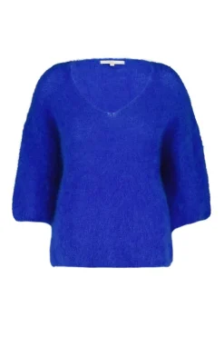 DiDi Mohair pullover Mira in kobalt blue- Truien & Vesten