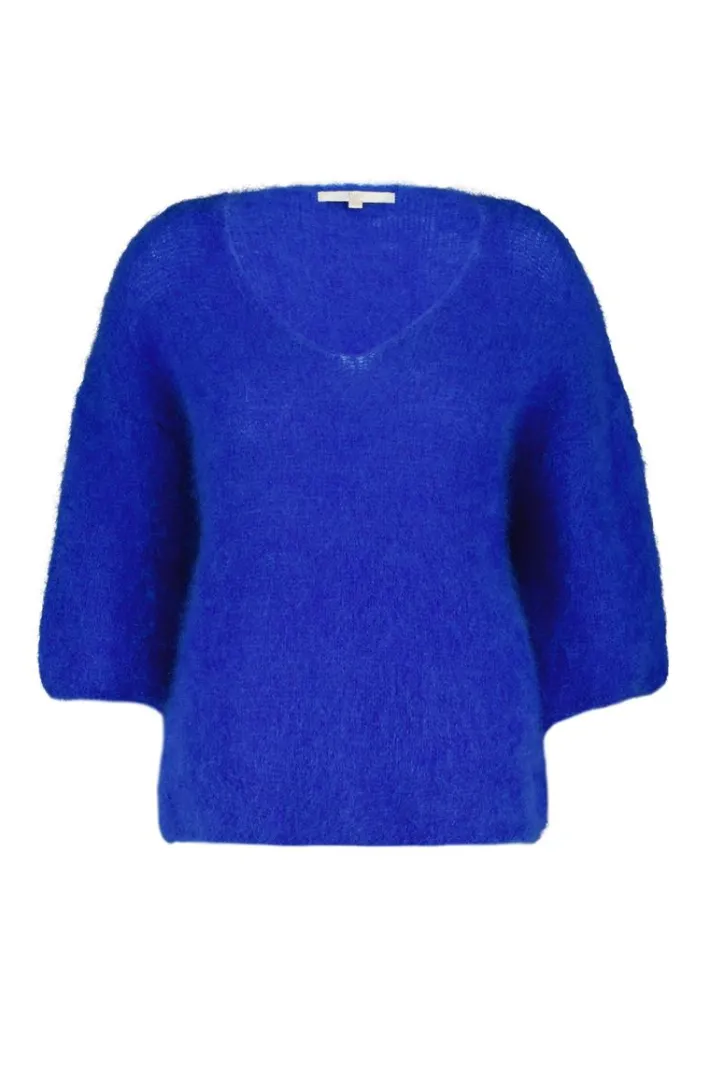DiDi Mohair pullover Mira in kobalt blue- Truien & Vesten