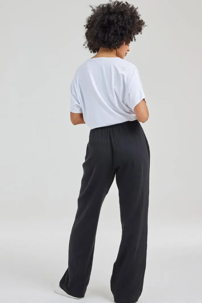 DiDi Pants Alba in Black- Lange Broeken