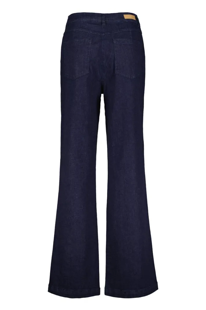 DiDi Pants Denver in Denim dark blue- Denim | Lange Broeken