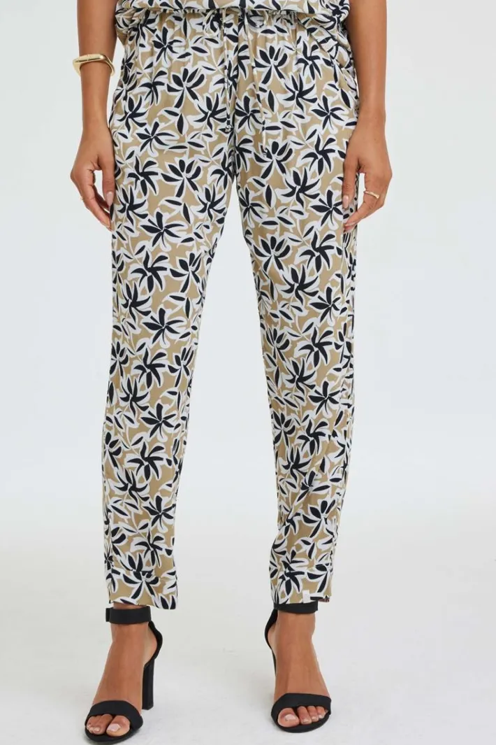 DiDi Pants Dia Shade print- Lange Broeken