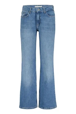 DiDi Pants Palazzo mid blue- Denim | Lange Broeken