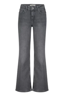 DiDi Pants Palazzo mid grey- Denim | Lange Broeken