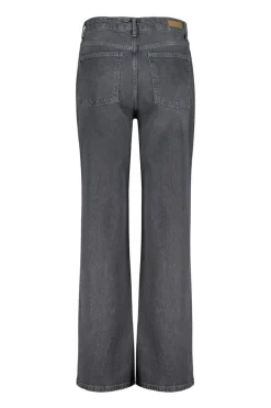 DiDi Pants Palazzo mid grey- Denim | Lange Broeken