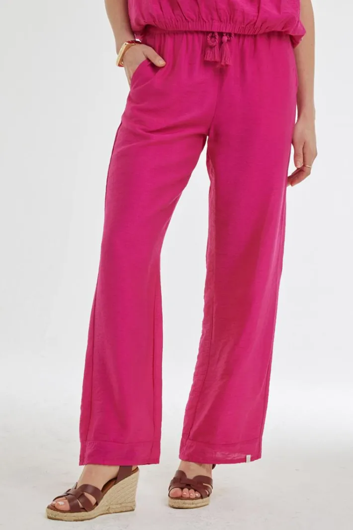 DiDi Pants Paloma Fuchsia purple- Lange Broeken