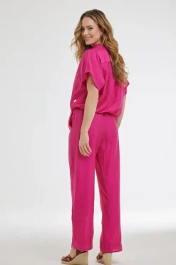 DiDi Pants Paloma Fuchsia purple- Lange Broeken