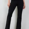 DiDi Pants Punta flare in black- Lange Broeken