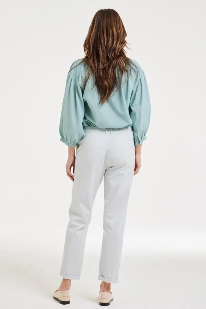 DiDi Pants Tyler Air blue- Lange Broeken