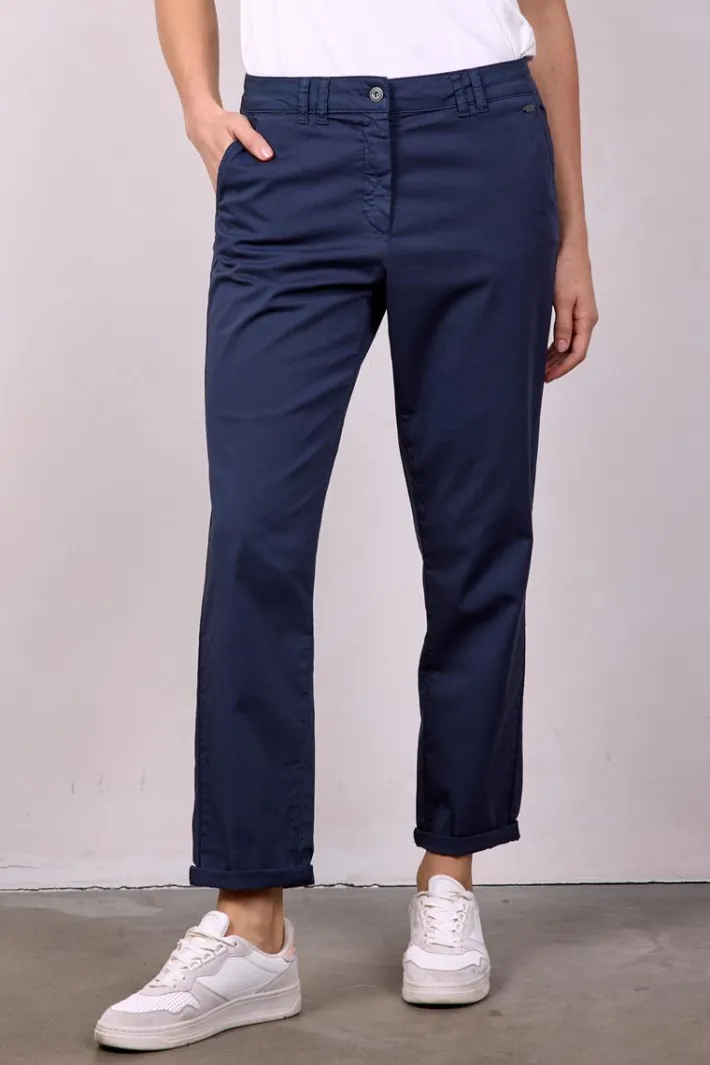DiDi Pants Tyler Dark blue- Lange Broeken