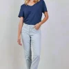 DiDi Pants Tyra Air blue- Lange Broeken