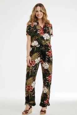 DiDi Pants Yara Jungle print- Lange Broeken