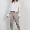 DiDi 5 pocket pants Tina in taupe- Lange Broeken