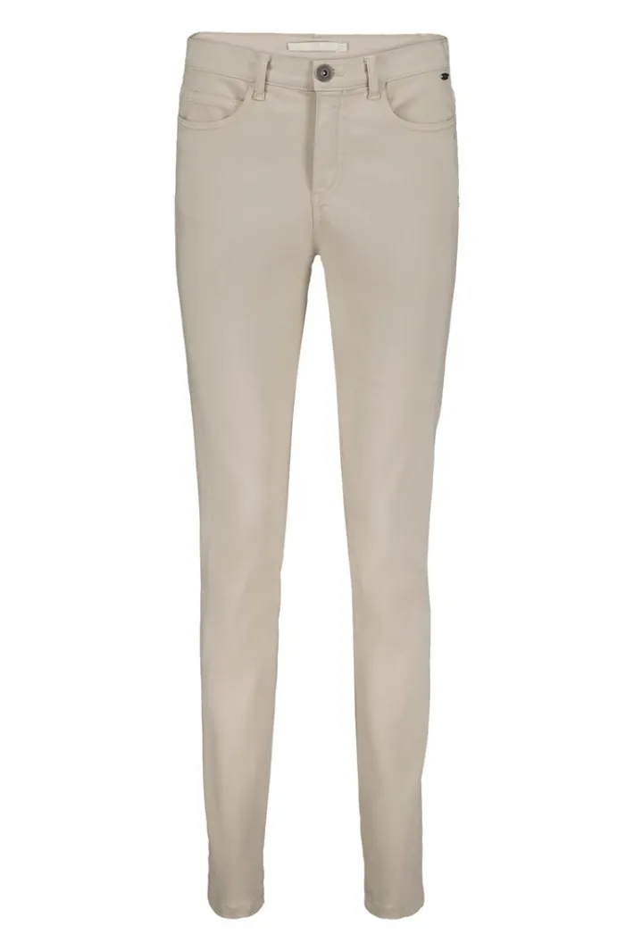 DiDi 5 pocket pants Tina in taupe- Lange Broeken