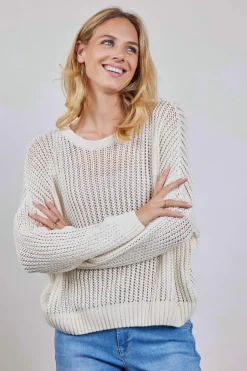 DiDi Pullover Alessia Ecru- Truien & Vesten