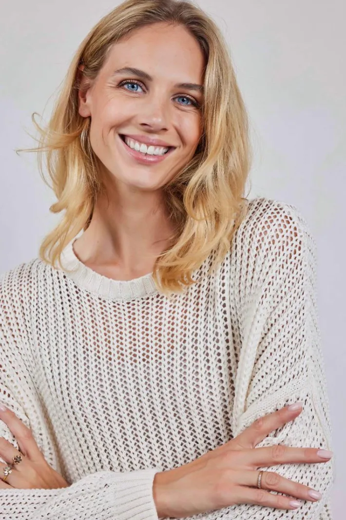 DiDi Pullover Alessia Ecru- Truien & Vesten