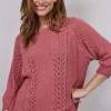 DiDi Pullover Cannes Holly berry rose- Truien & Vesten