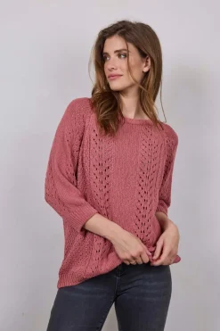 DiDi Pullover Cannes Holly berry rose- Truien & Vesten