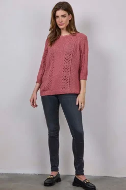 DiDi Pullover Cannes Holly berry rose- Truien & Vesten