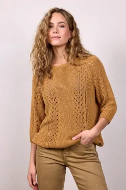 DiDi Pullover Cannes Spice brown- Truien & Vesten