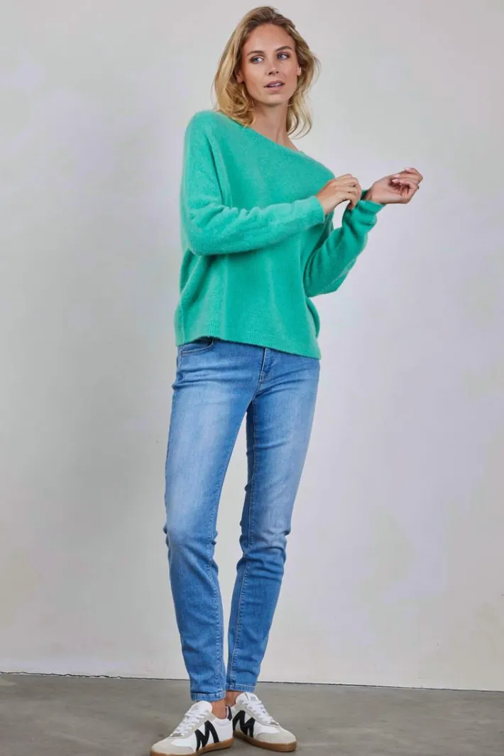 DiDi Pullover Parma Holly green- Truien & Vesten