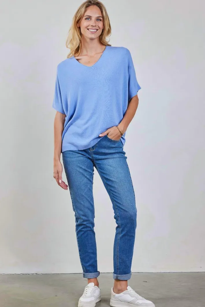 DiDi Pullover Stella Placid blue- Truien & Vesten