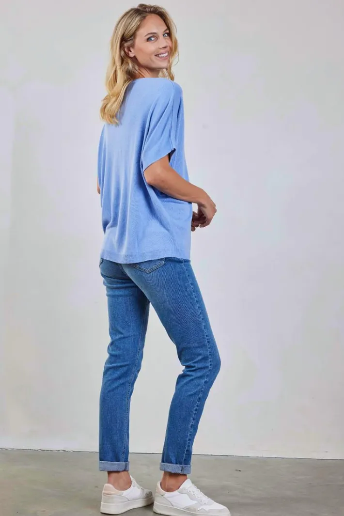 DiDi Pullover Stella Placid blue- Truien & Vesten