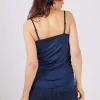 DiDi Rayon spaghetti top in Dark Navy- Basics | T-shirts & Tops
