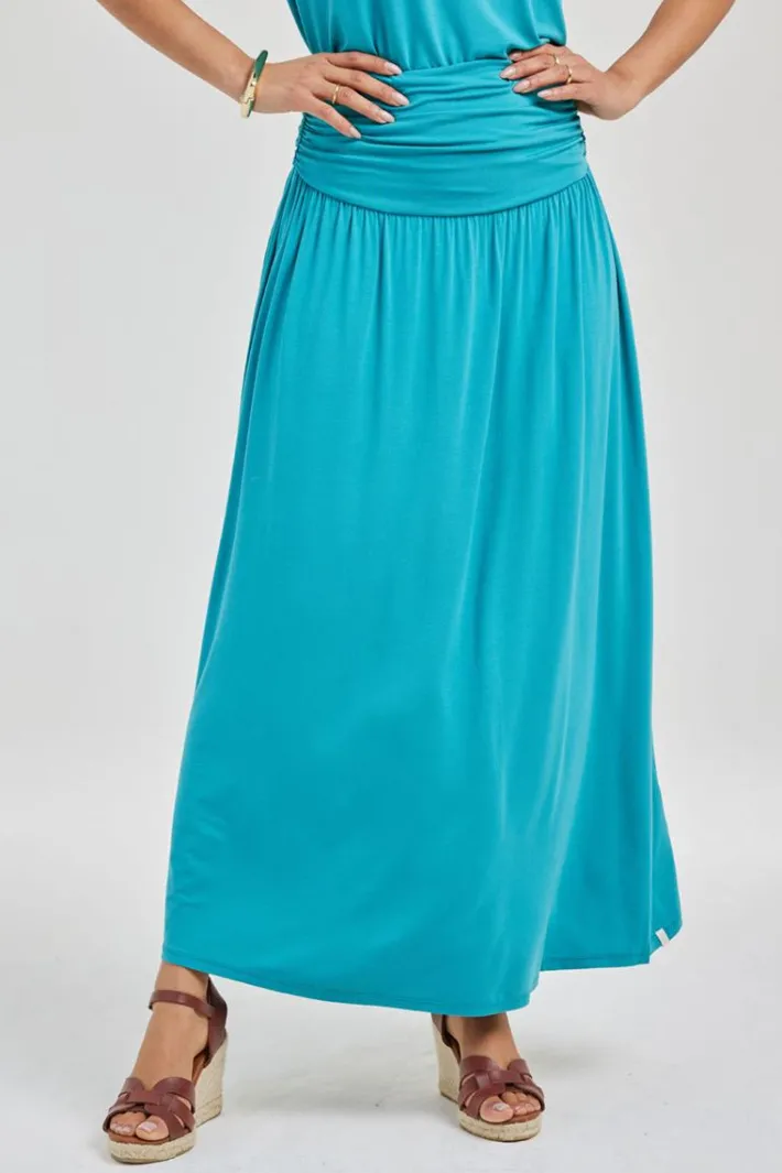 DiDi Skirt Calista in Dark turquoise- Basics | Rokken
