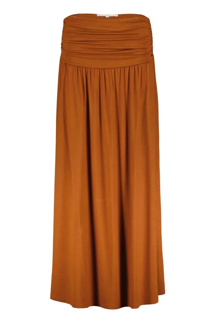 DiDi Skirt Calista in Ginger brown- Basics | Rokken