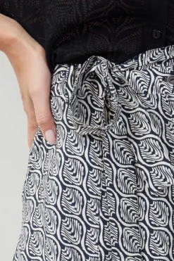 DiDi Skirt Nula in feather grey with Palette print- Rokken
