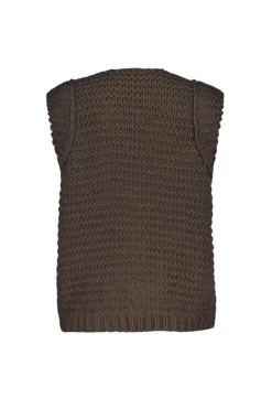 DiDi Sleeveless vest Emma in bruin- Truien & Vesten | Gilets