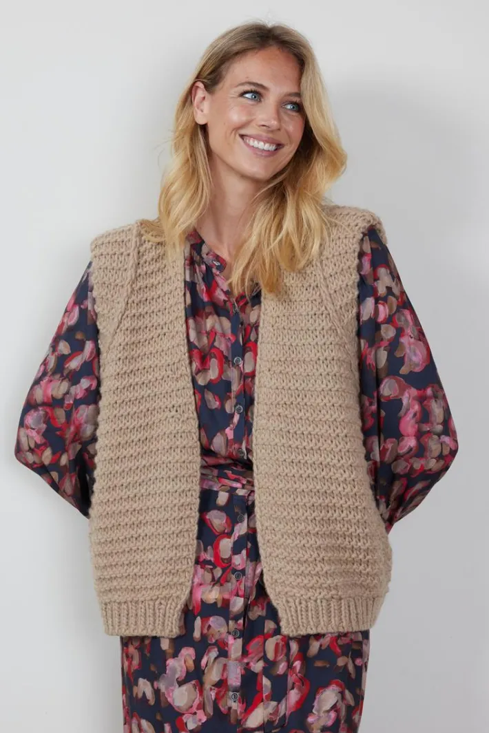 DiDi Sleeveless vest Emma in kit- Truien & Vesten | Gilets