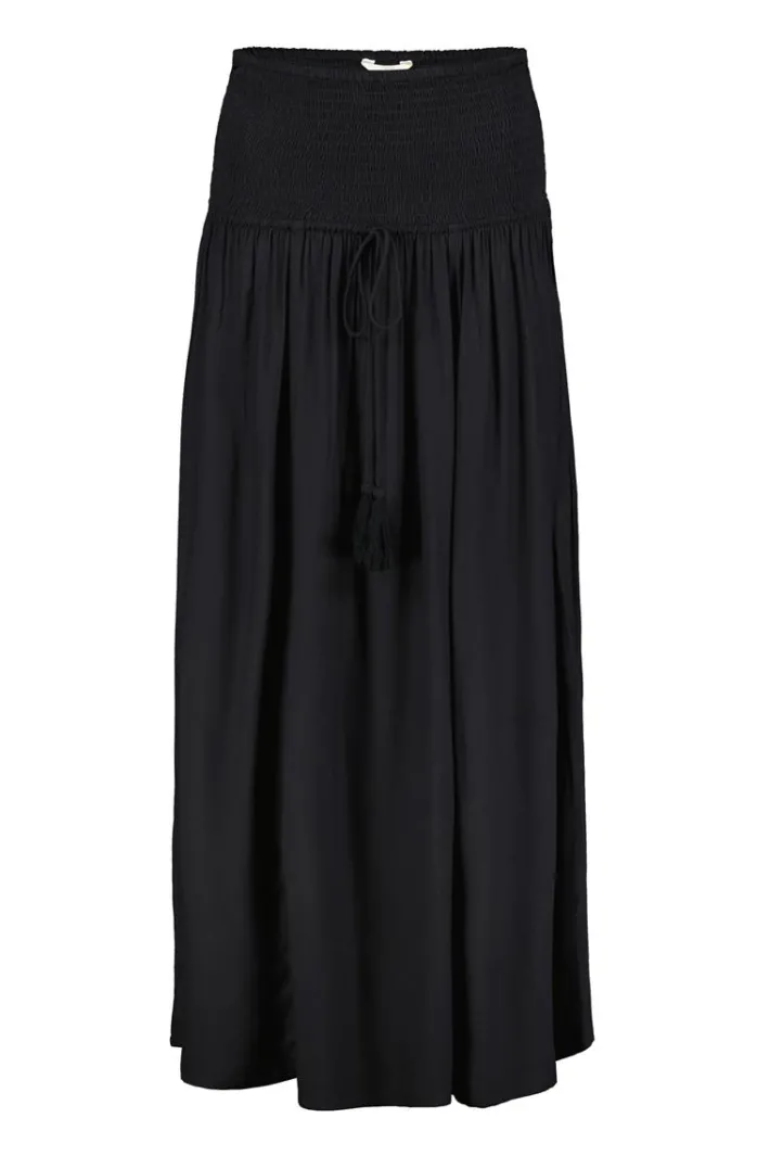 DiDi Smocked skirt Magic in black- Rokken