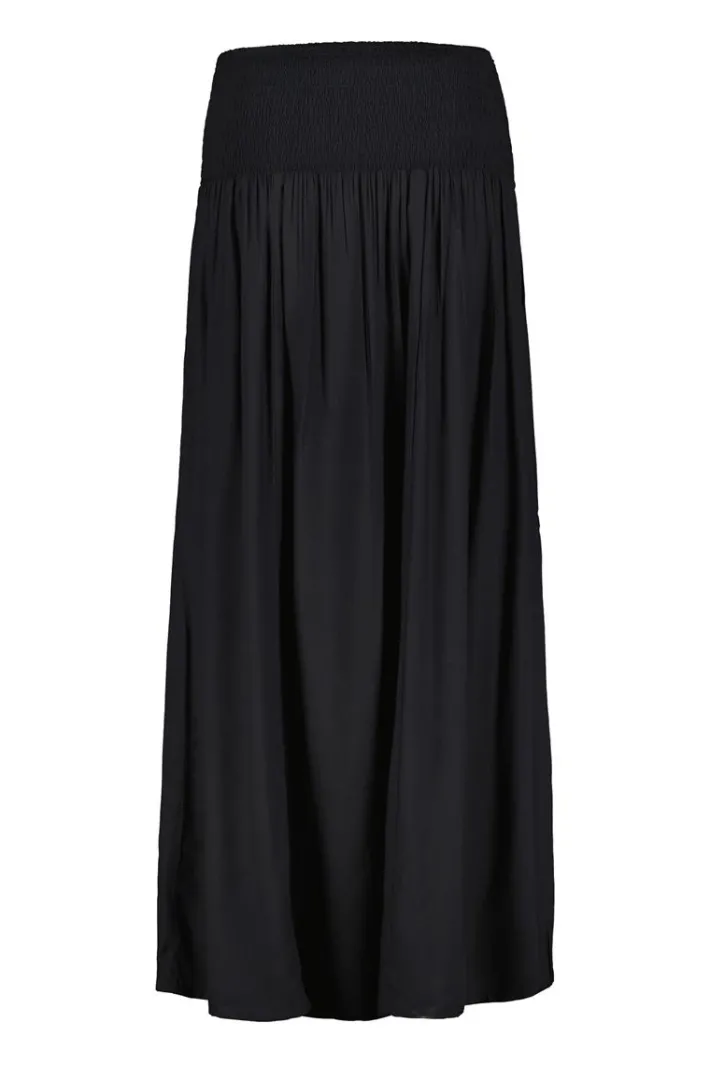 DiDi Smocked skirt Magic in black- Rokken