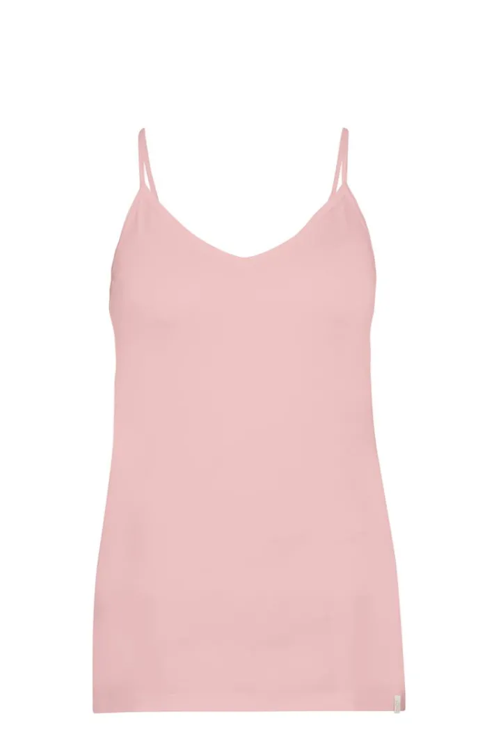 DiDi Spaghetti V singlet in bridal roze- Basics | T-shirts & Tops