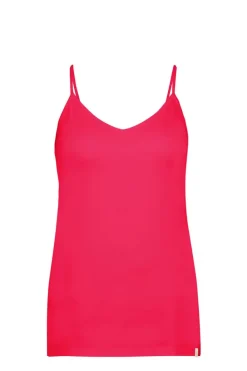 DiDi Spaghetti V singlet in magenta roze- Basics | T-shirts & Tops