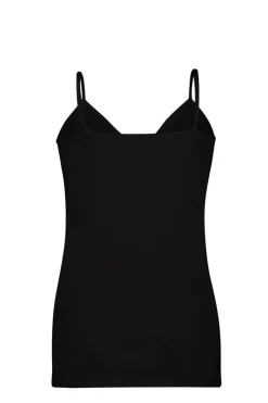 DiDi Spaghetti V singlet in zwart- Basics | T-shirts & Tops