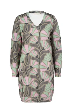 DiDi Sweat dress Chilly met Cosmic Flower print- Truien & Vesten | Sweaters