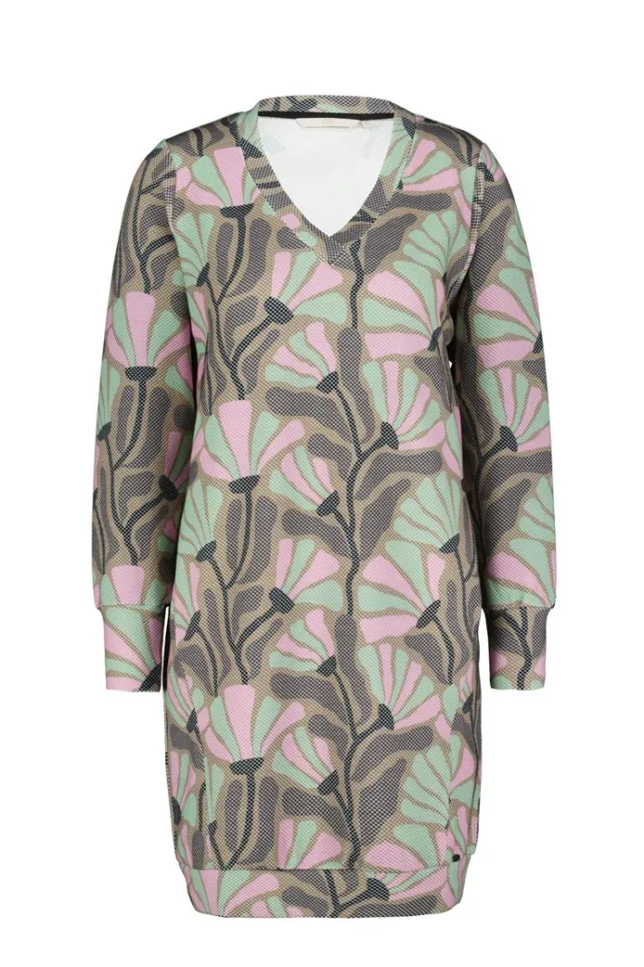 DiDi Sweat dress Chilly met Cosmic Flower print- Truien & Vesten | Sweaters