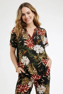 DiDi Top Ayanna Jungle print- Blouses