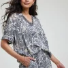 DiDi Top Ayanna Pixel print- Blouses