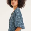 DiDi Top Becca Dark blue Fuji XS print- T-shirts & Tops