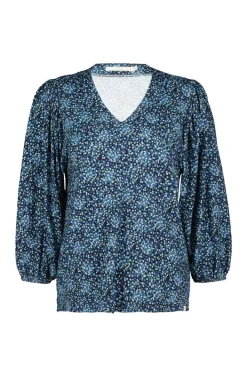 DiDi Top Becca Dark blue Fuji XS print- T-shirts & Tops