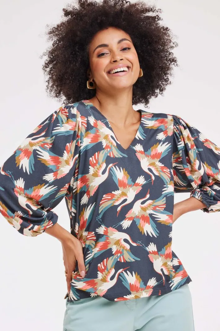 DiDi Top Becca Skydancer print- T-shirts & Tops